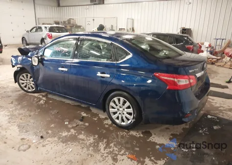 2016 Nissan Sentra S z USA, uszkodzony, nr VIN 3N1AB7AP5GY336555